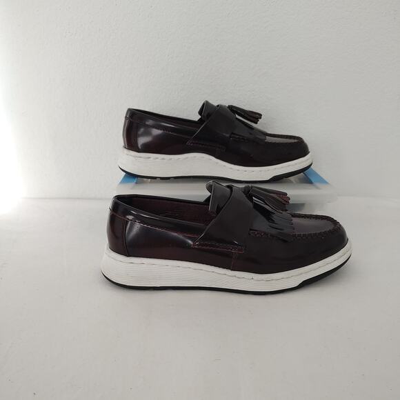 Dr. Martens Edison Burgundy Tassel Loafer Soft Wair Leather Slip On Sz US 6M 7L main image 12